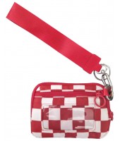 Wallet-8036-290 CHECK RED